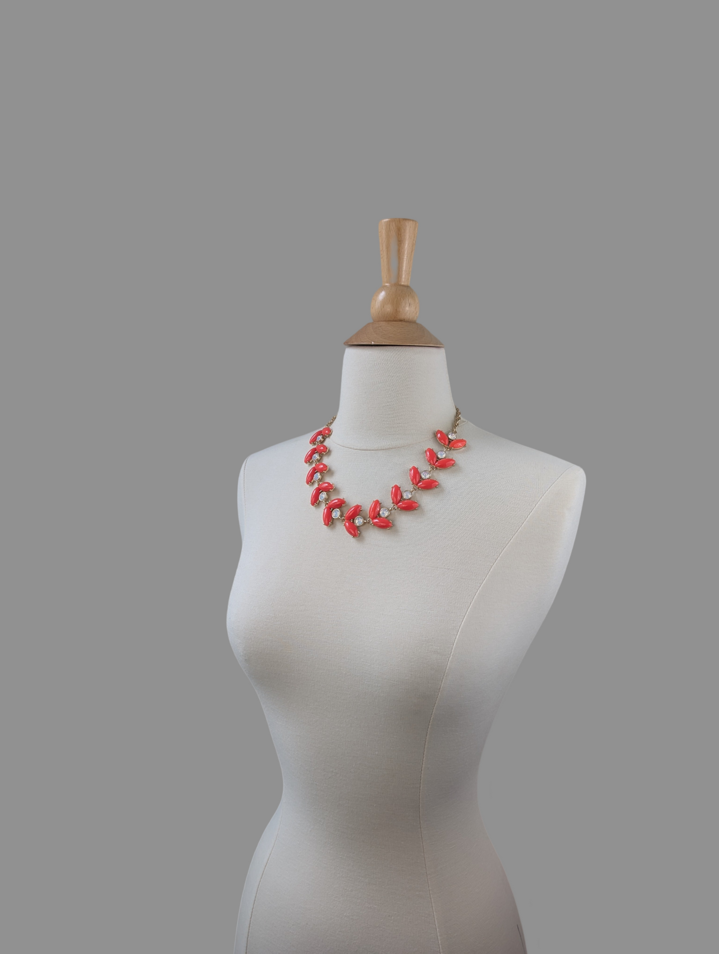 Red Wheat Head Necklace