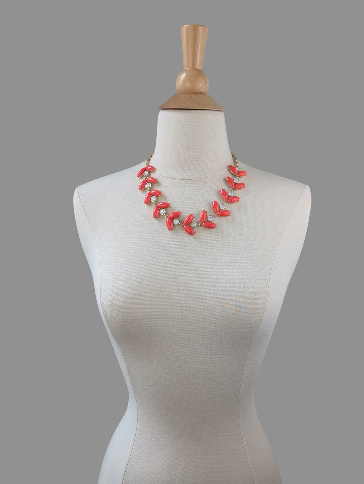 Red Wheat Head Necklace
