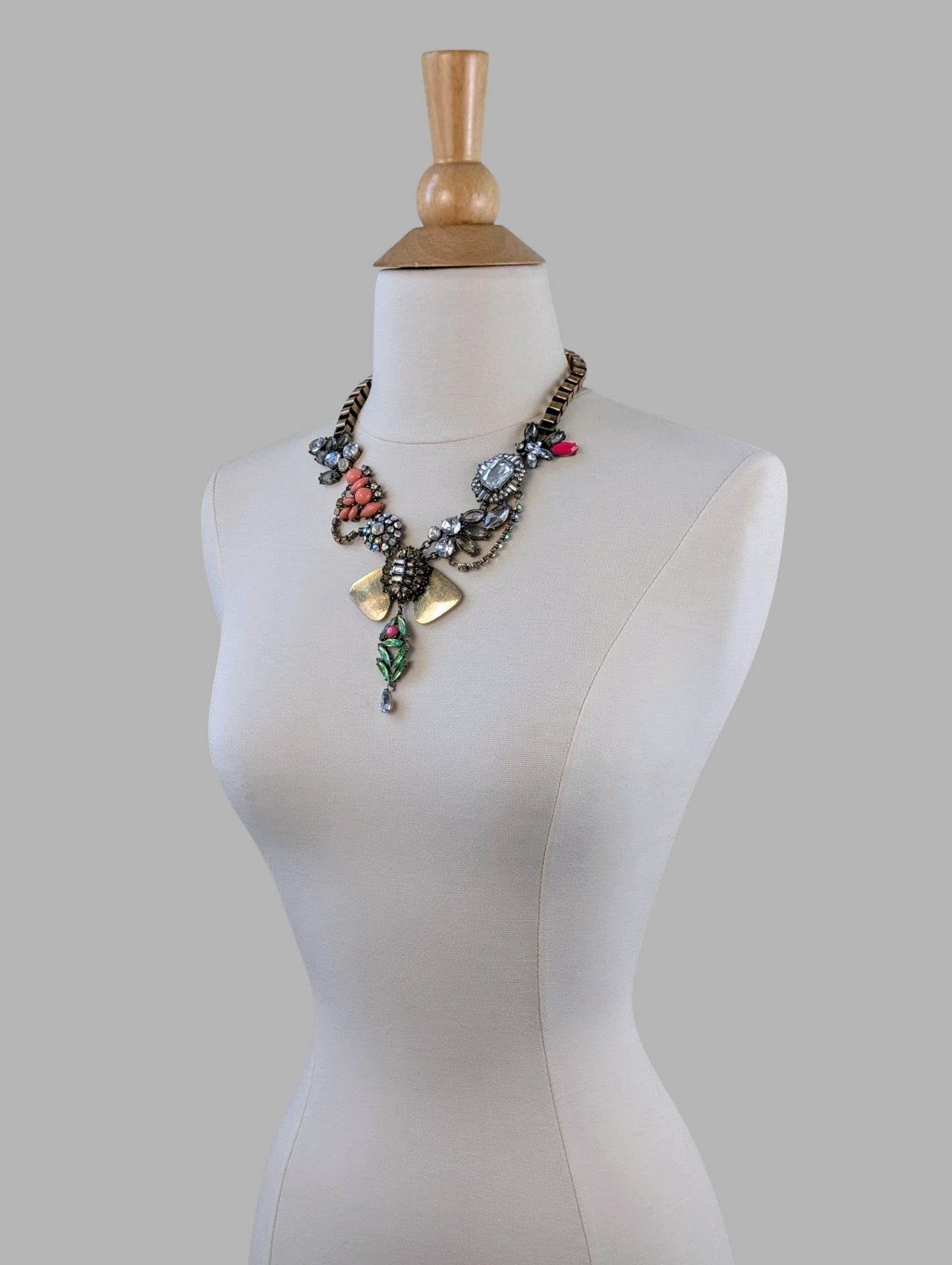 Brass Butterfly Necklace