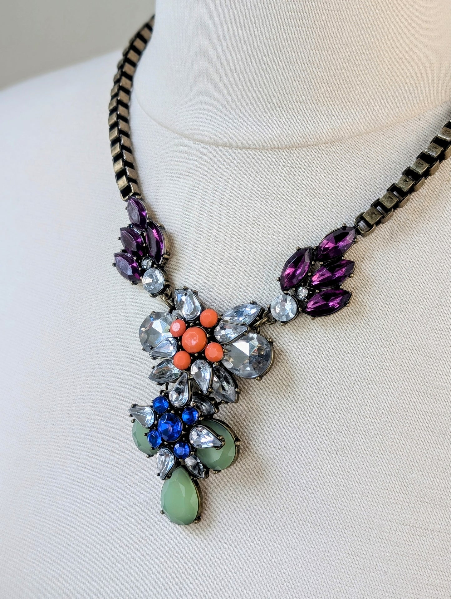 Lilac Flower Pendant Necklace