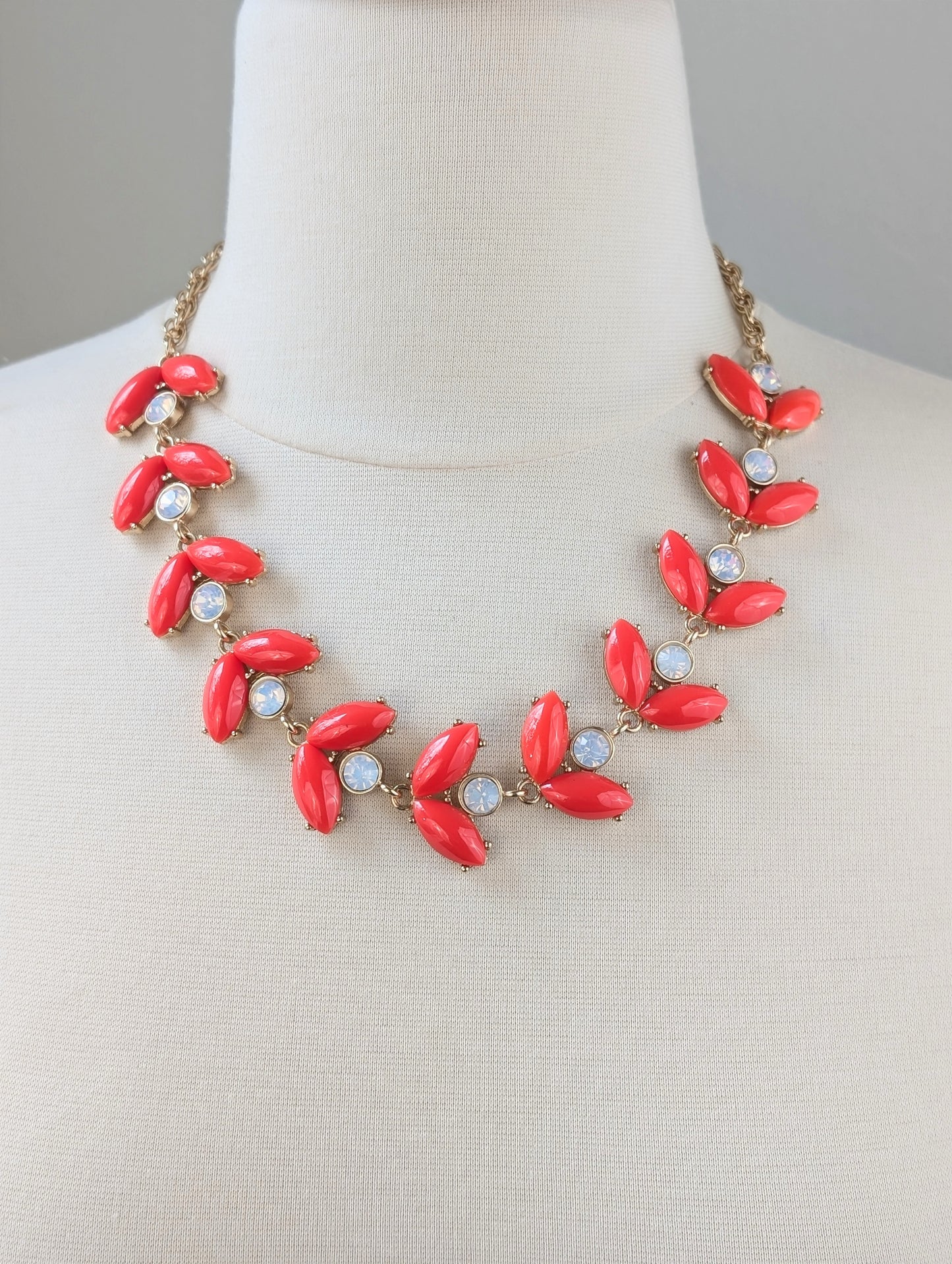 Red Wheat Head Necklace