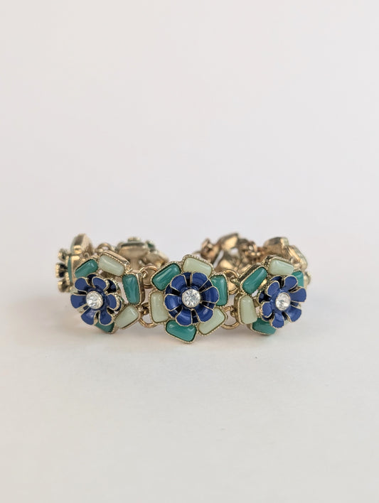 Blue Mint Blossom Bracelet