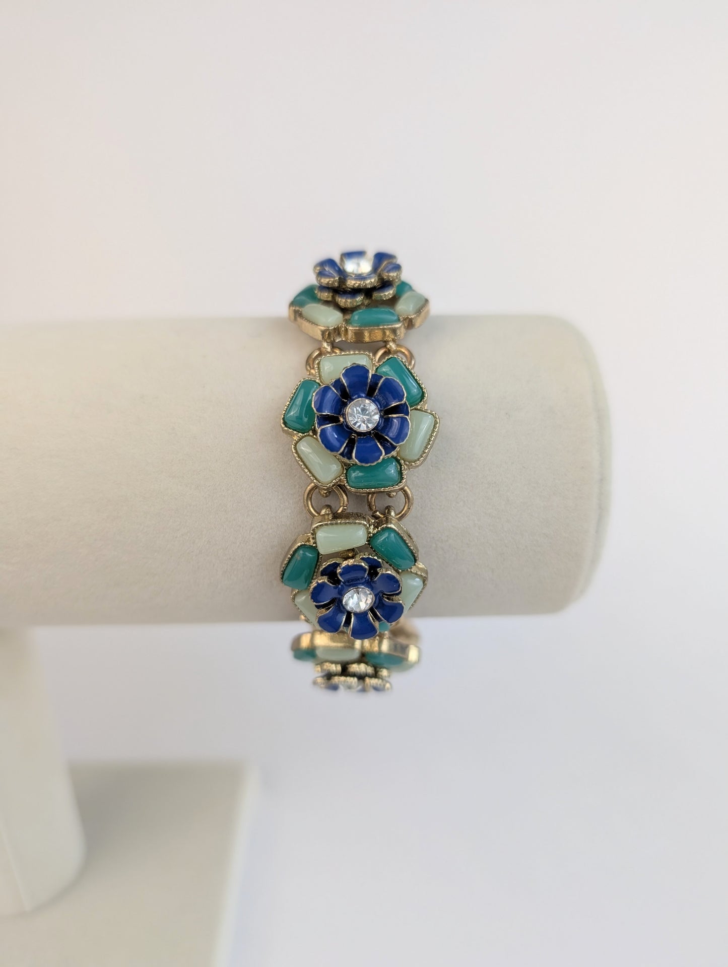 Blue Mint Blossom Bracelet