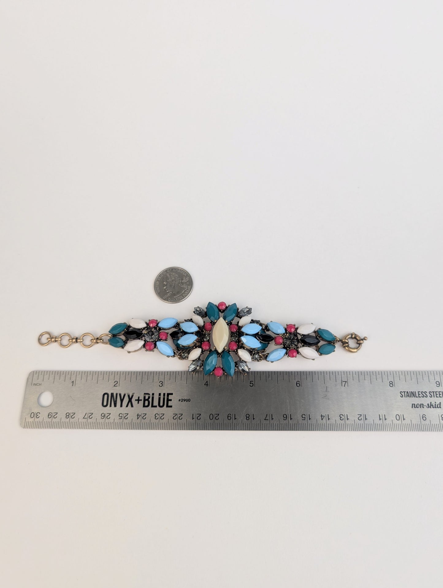 Teal Blossom Bracelet