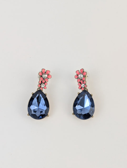 Cherry Blossom Sapphire Earrings