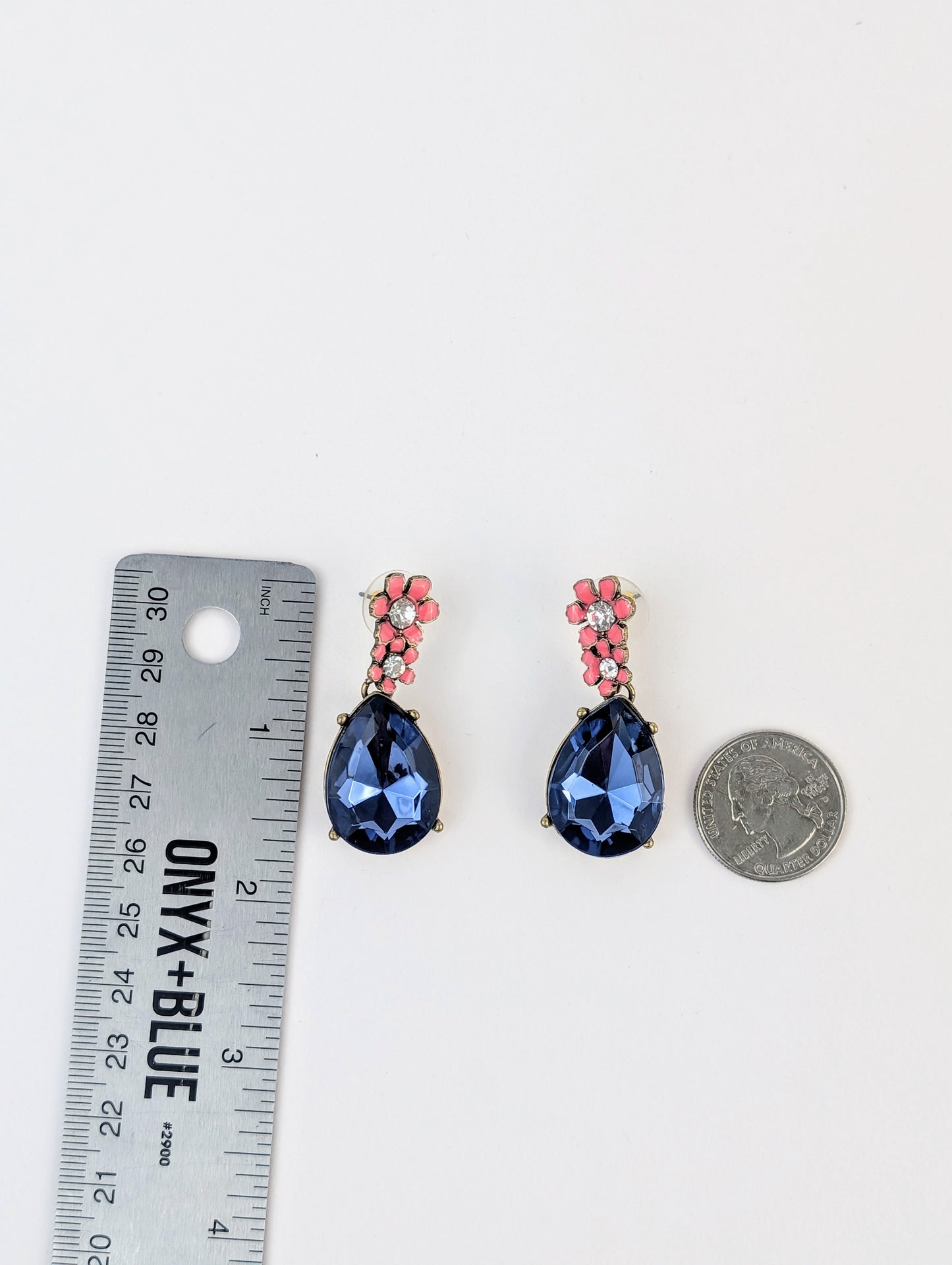 Cherry Blossom Sapphire Earrings