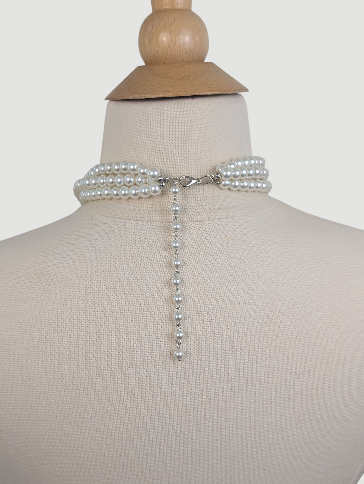 Tied in Elegance Pearl Knot Necklace