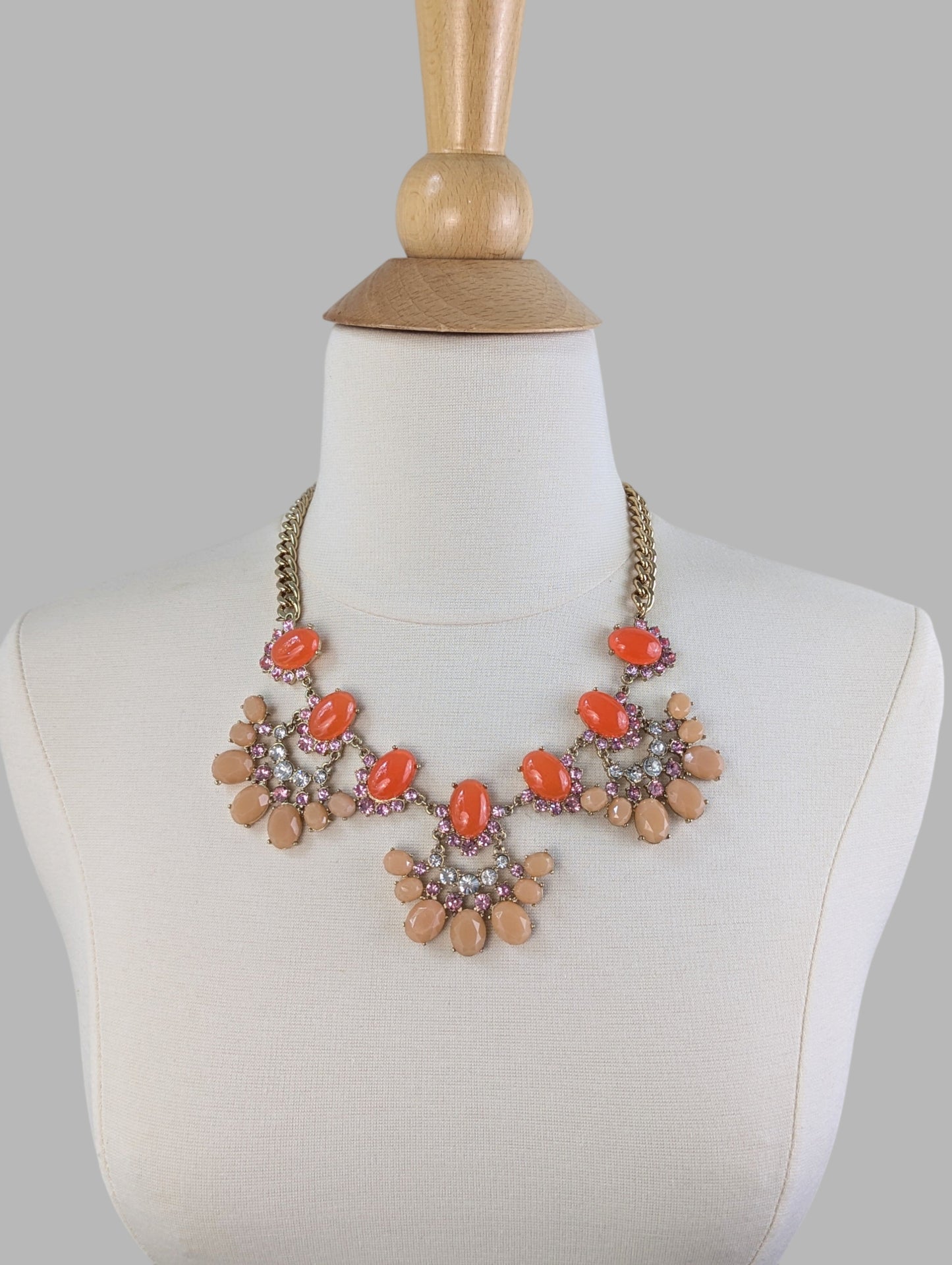 Green Fan Necklace
