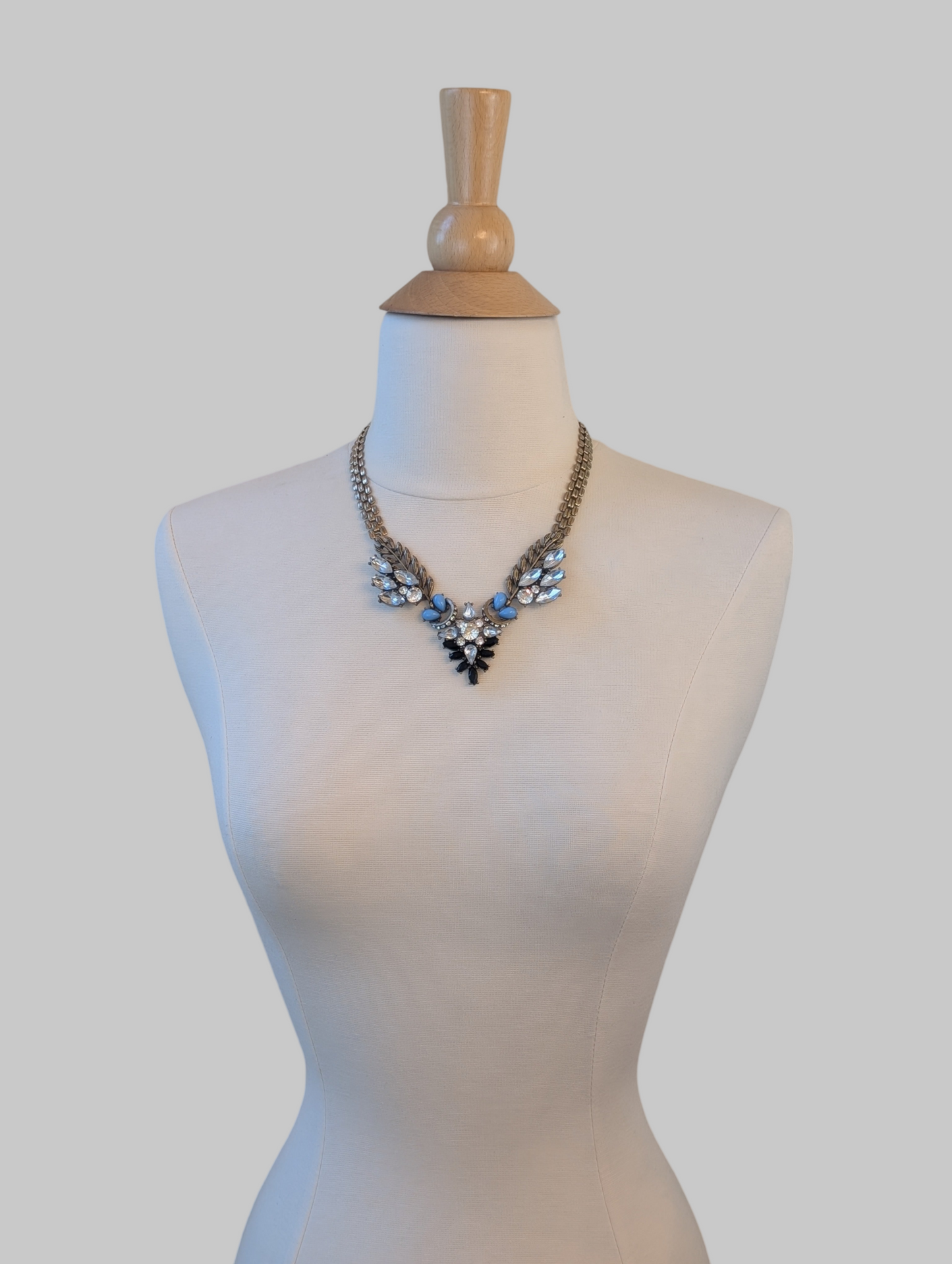 Blue Angel's Wings Necklace