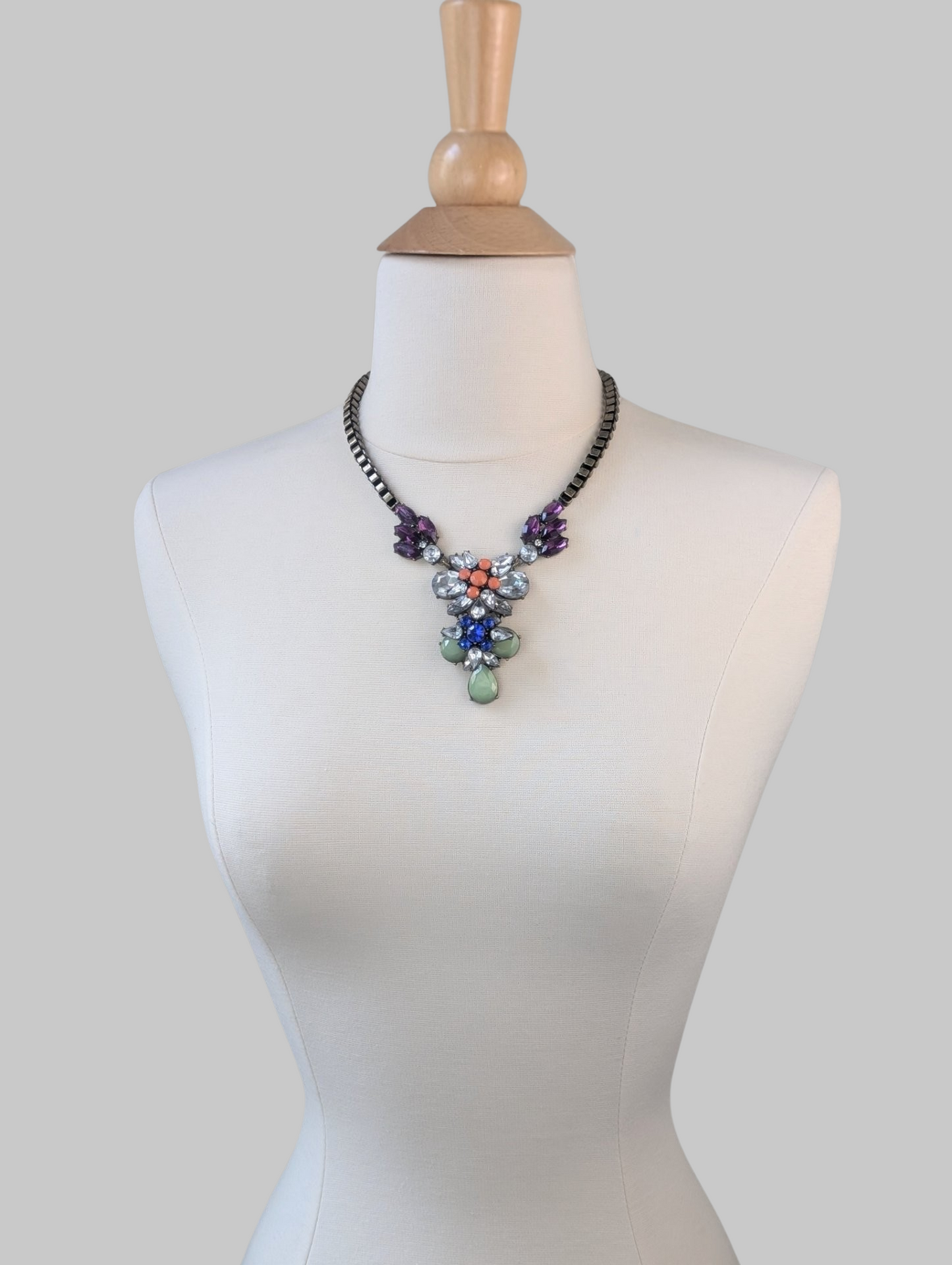 Lilac Flower Pendant Necklace