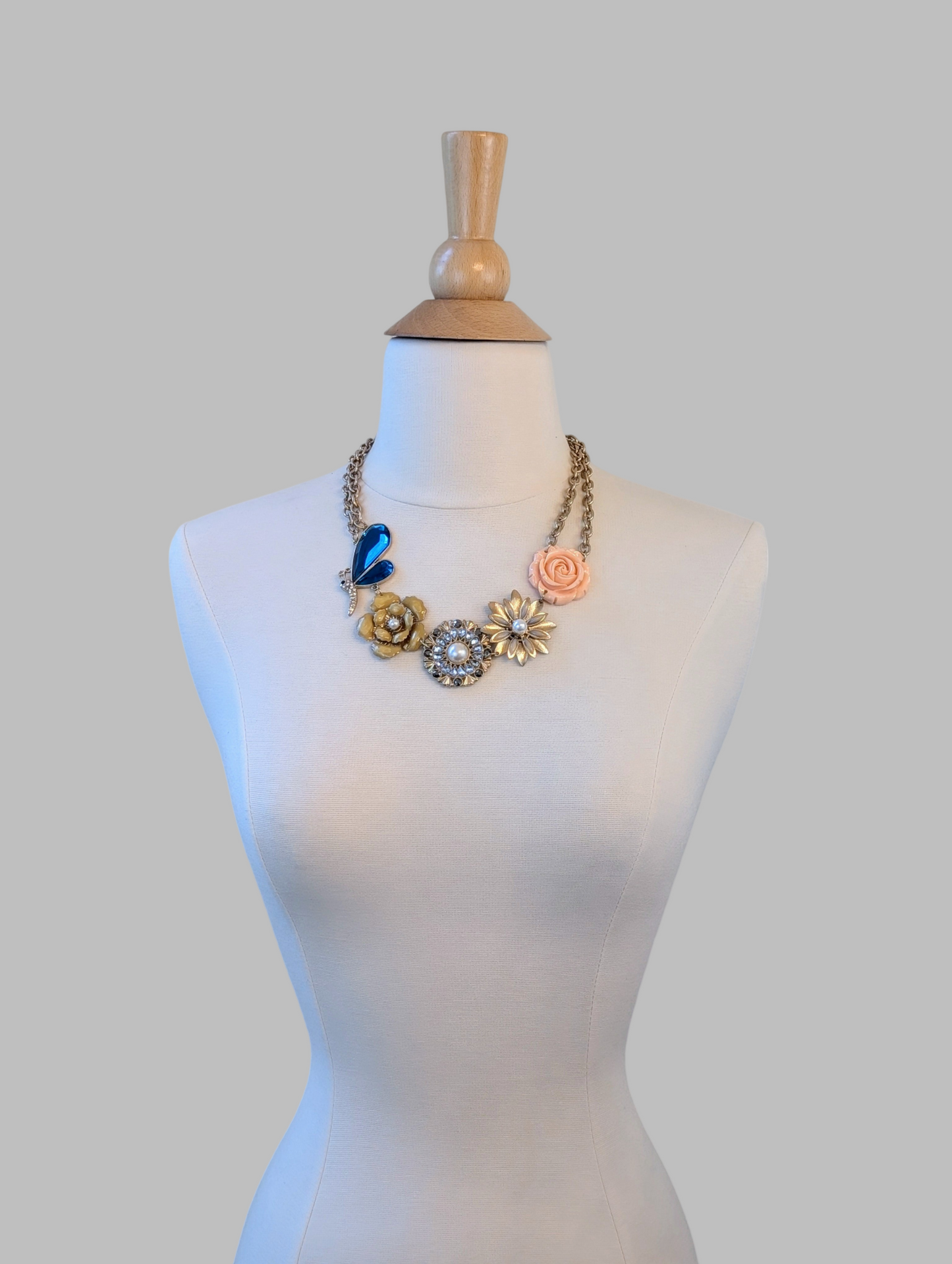 English Garden Floral Necklace