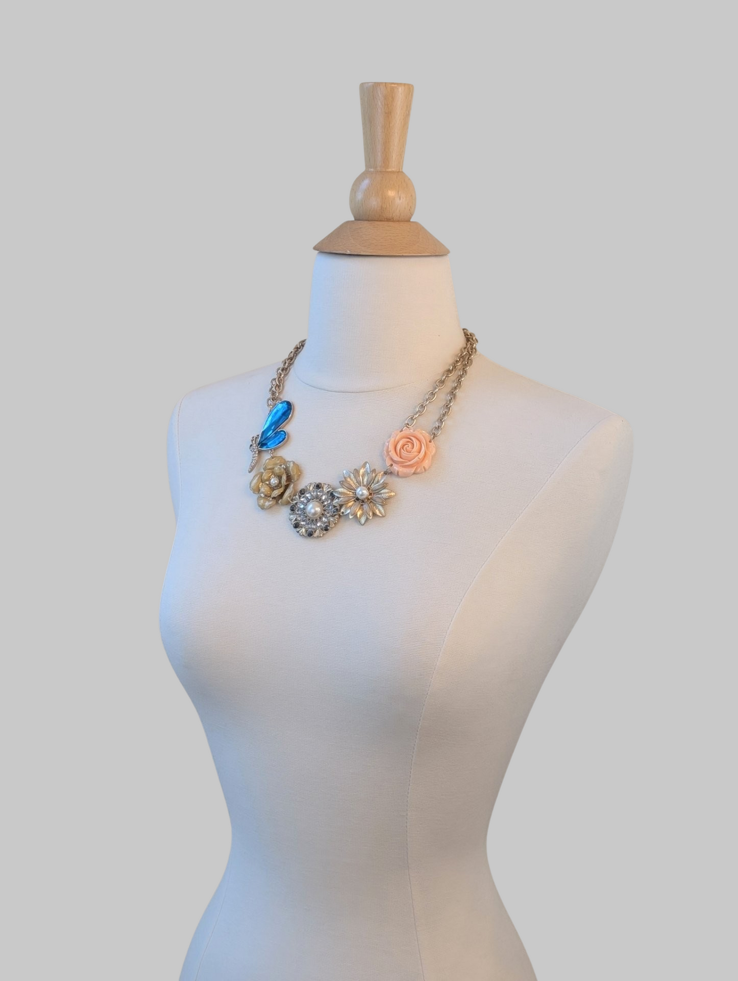 English Garden Floral Necklace