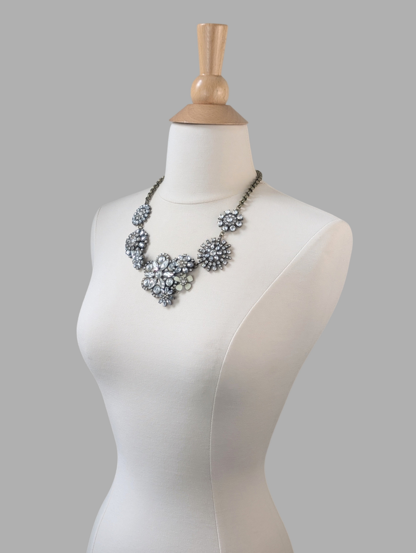 Crystal Garden Floral Necklace