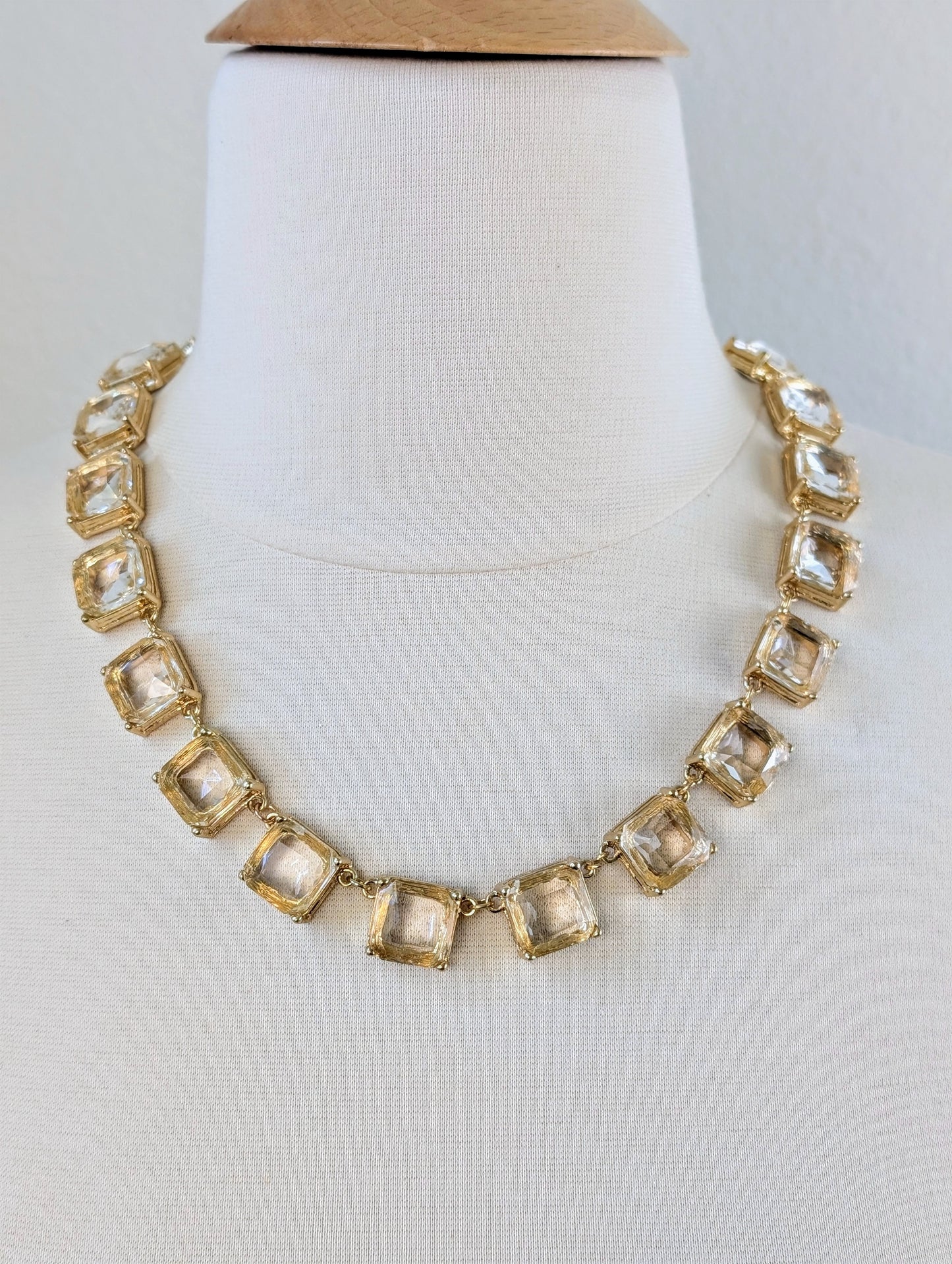 Champagne Crystal Necklace