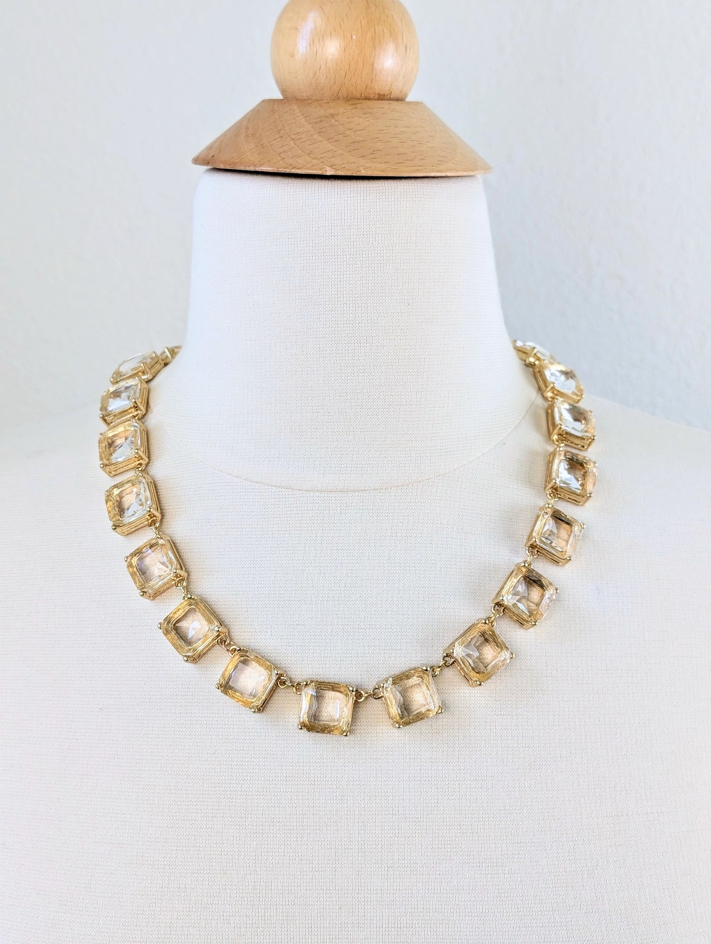 Champagne Crystal Necklace