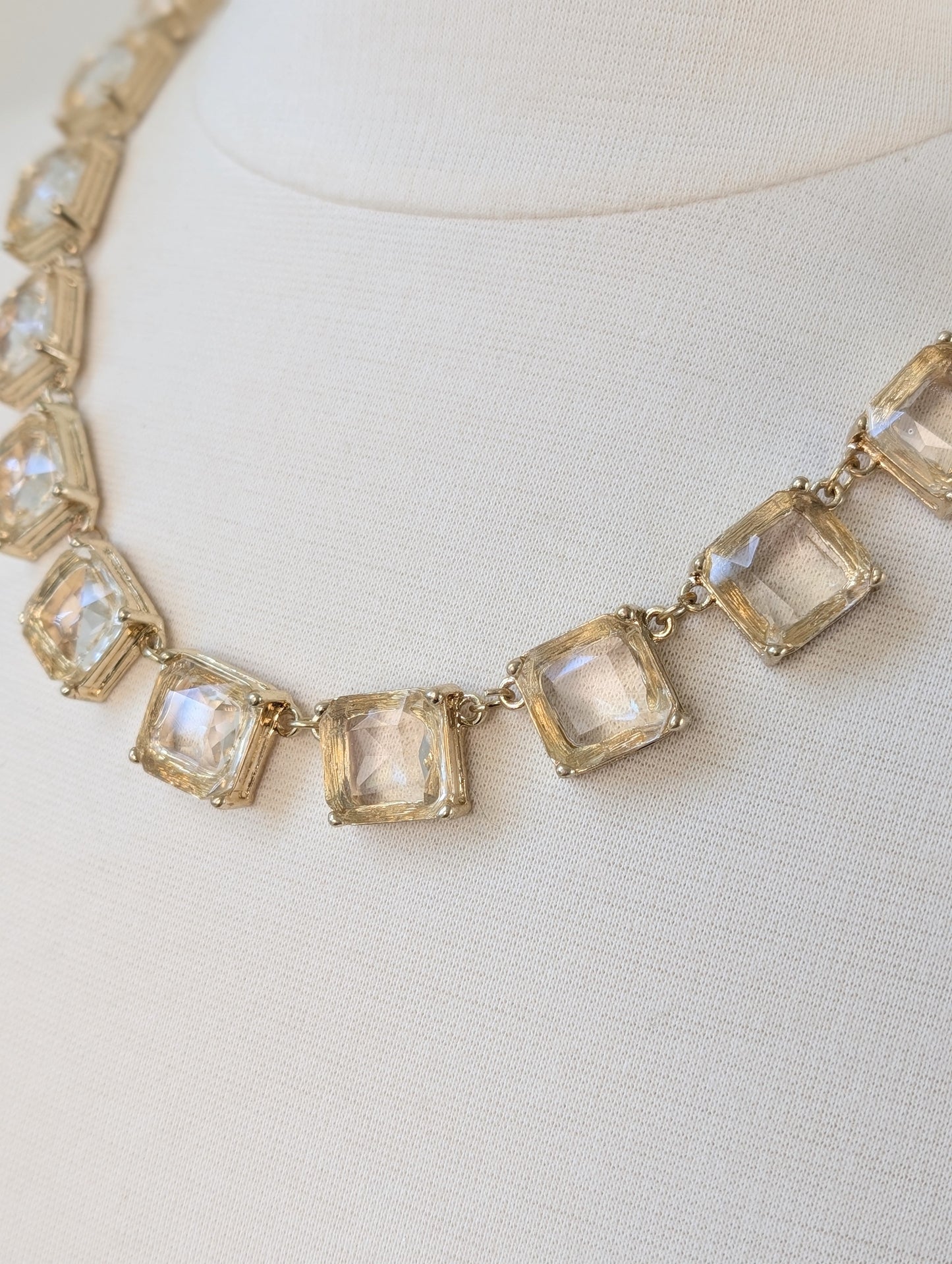 Champagne Crystal Necklace