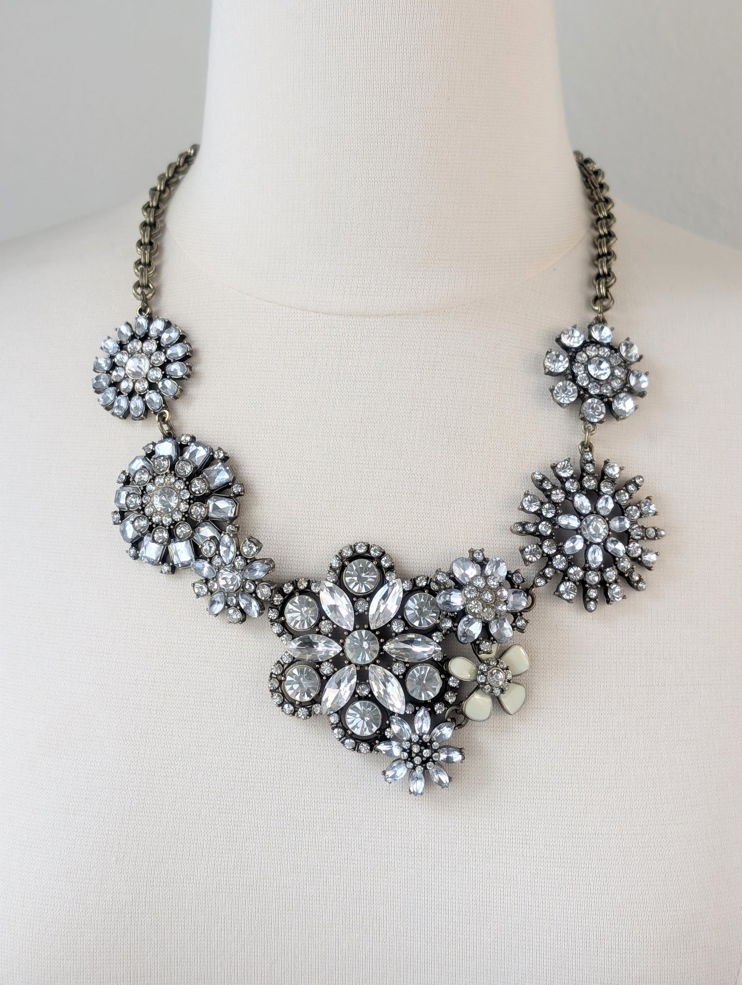 Crystal Garden Floral Necklace