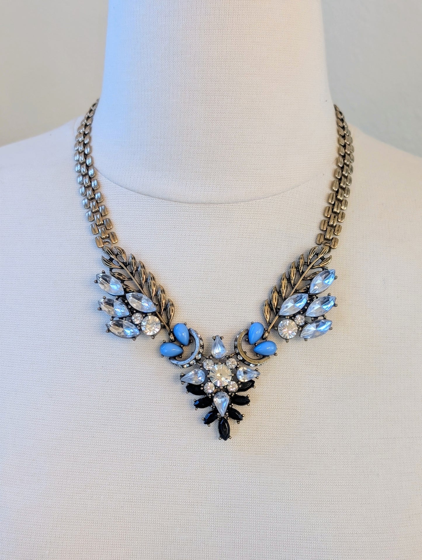 Blue Angel's Wings Necklace