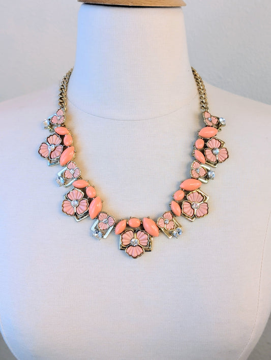 Coral Flower Necklace