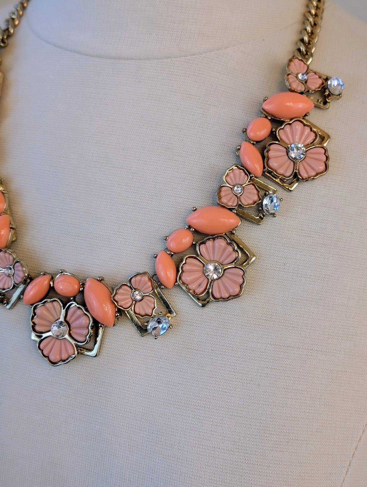 Coral Flower Necklace