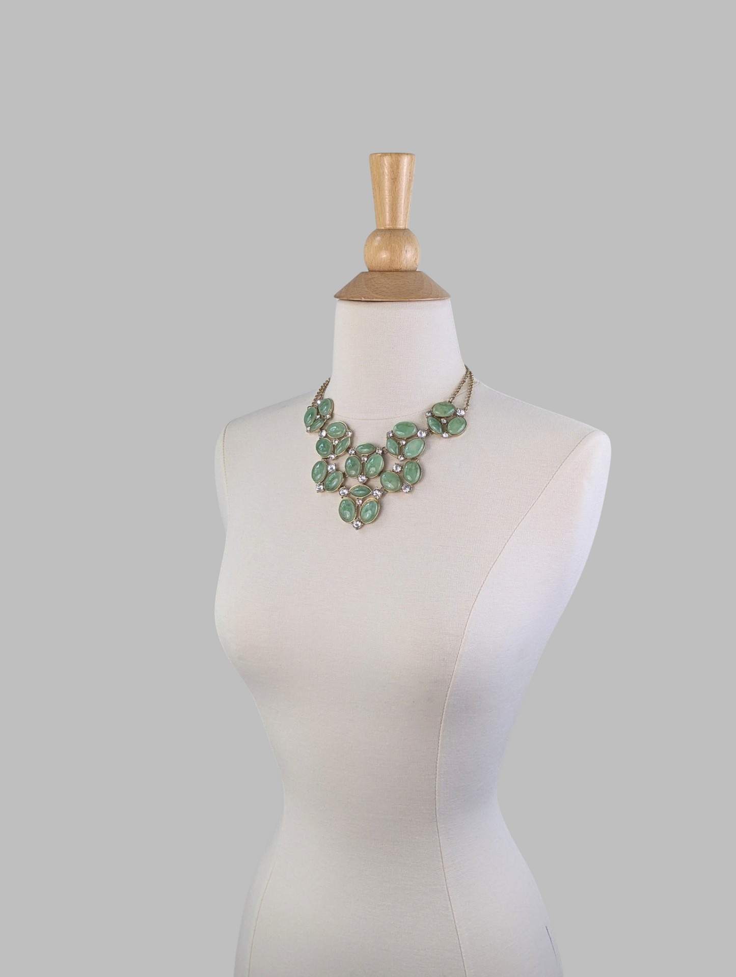 Green Jade Collar Necklace