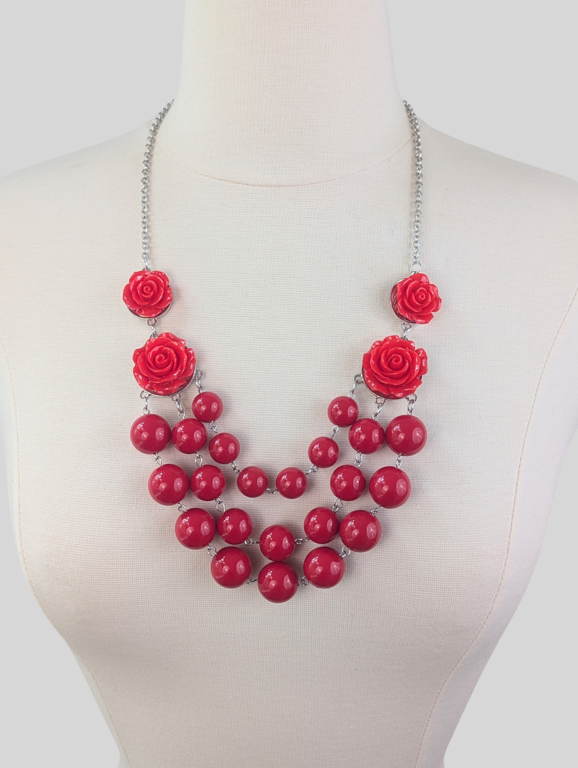 American Rose Necklace – Pearls and Beyond