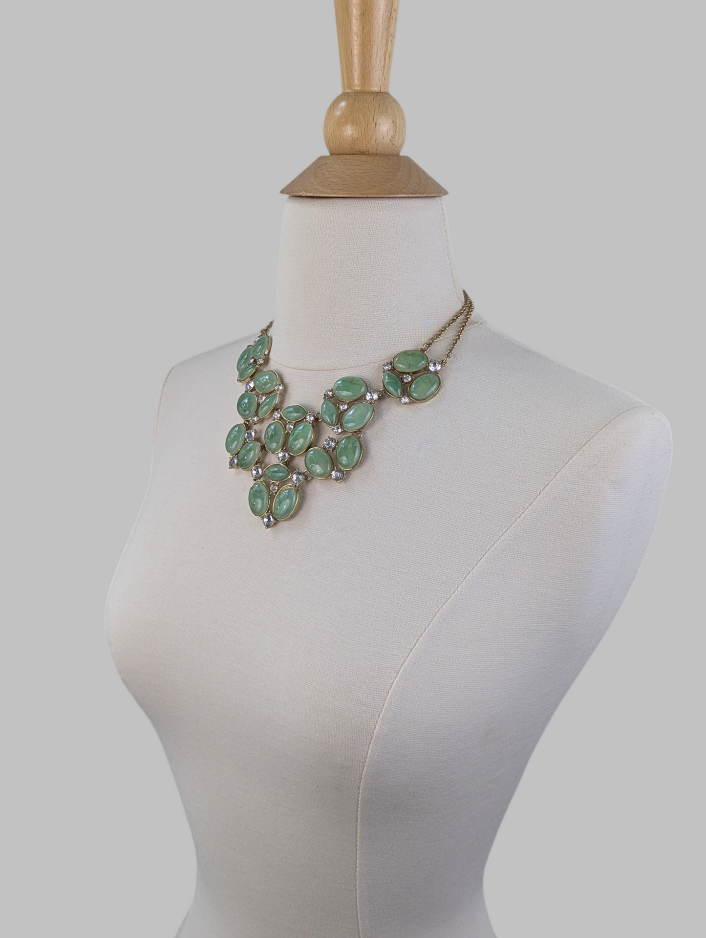 Green Jade Collar Necklace