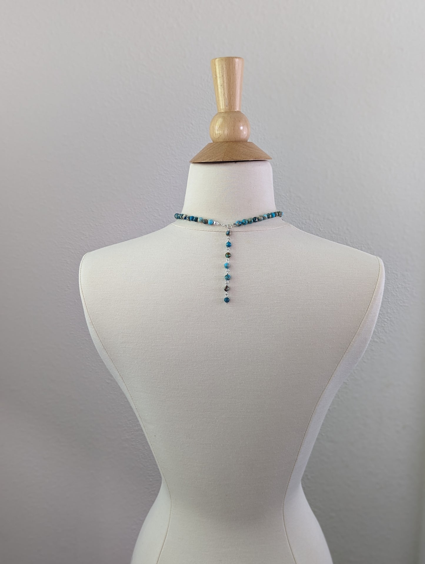 Blue Turquoise Collar Necklace