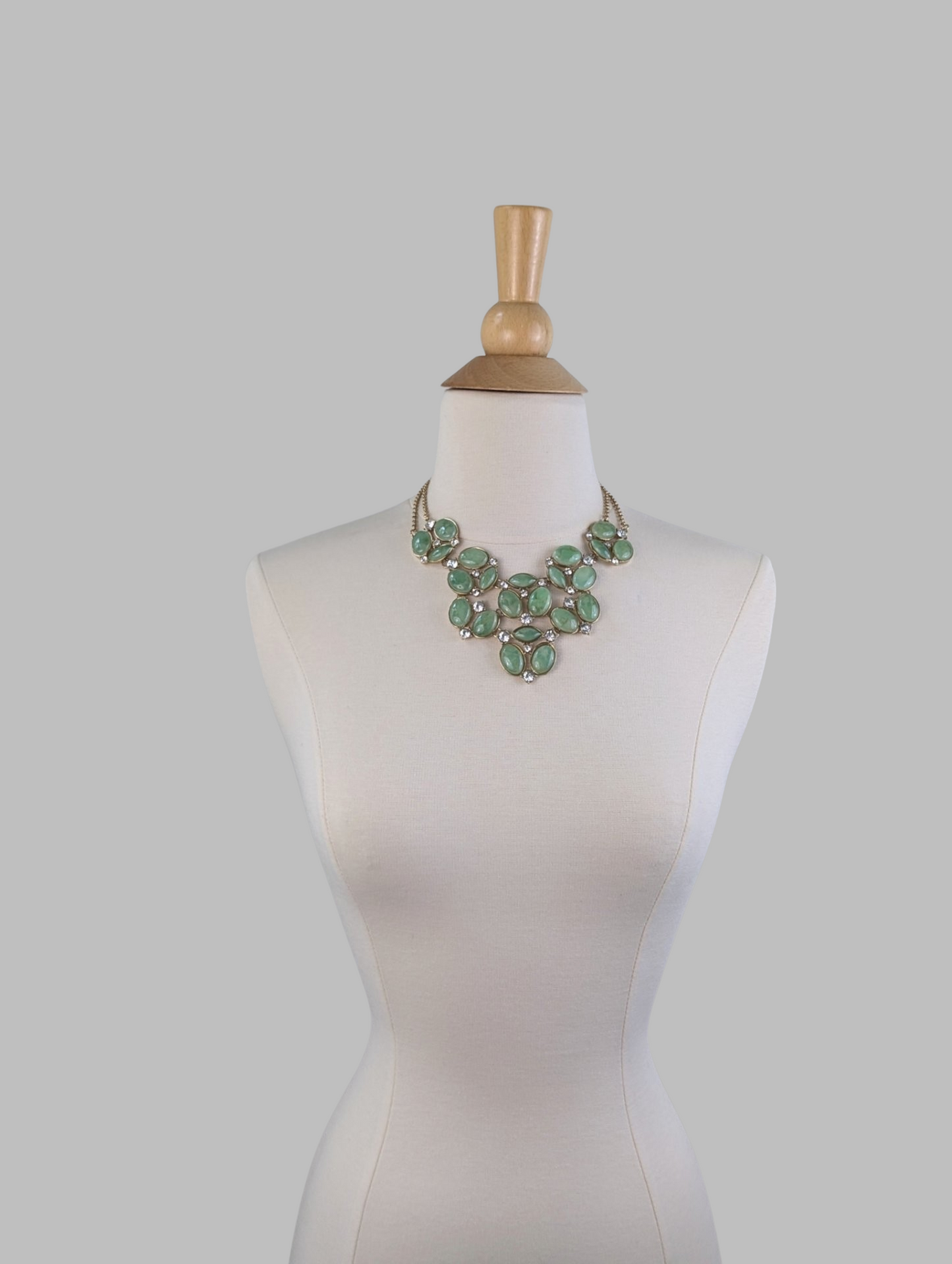 Green Jade Collar Necklace