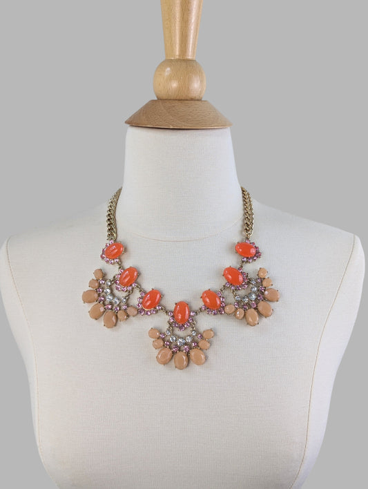 Coral Fan Necklace