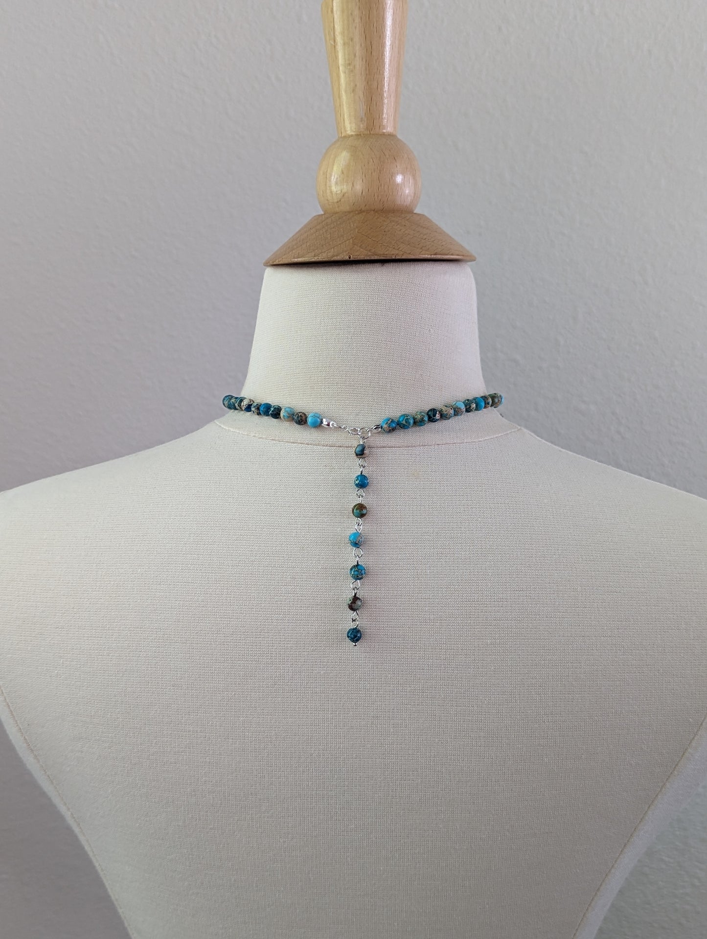 Blue Turquoise Collar Necklace